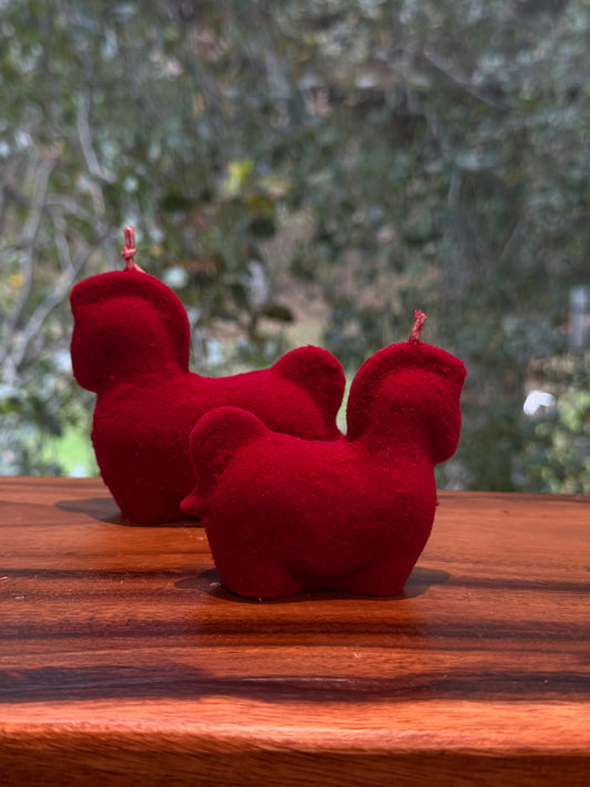 Velvet horses (set of 2)