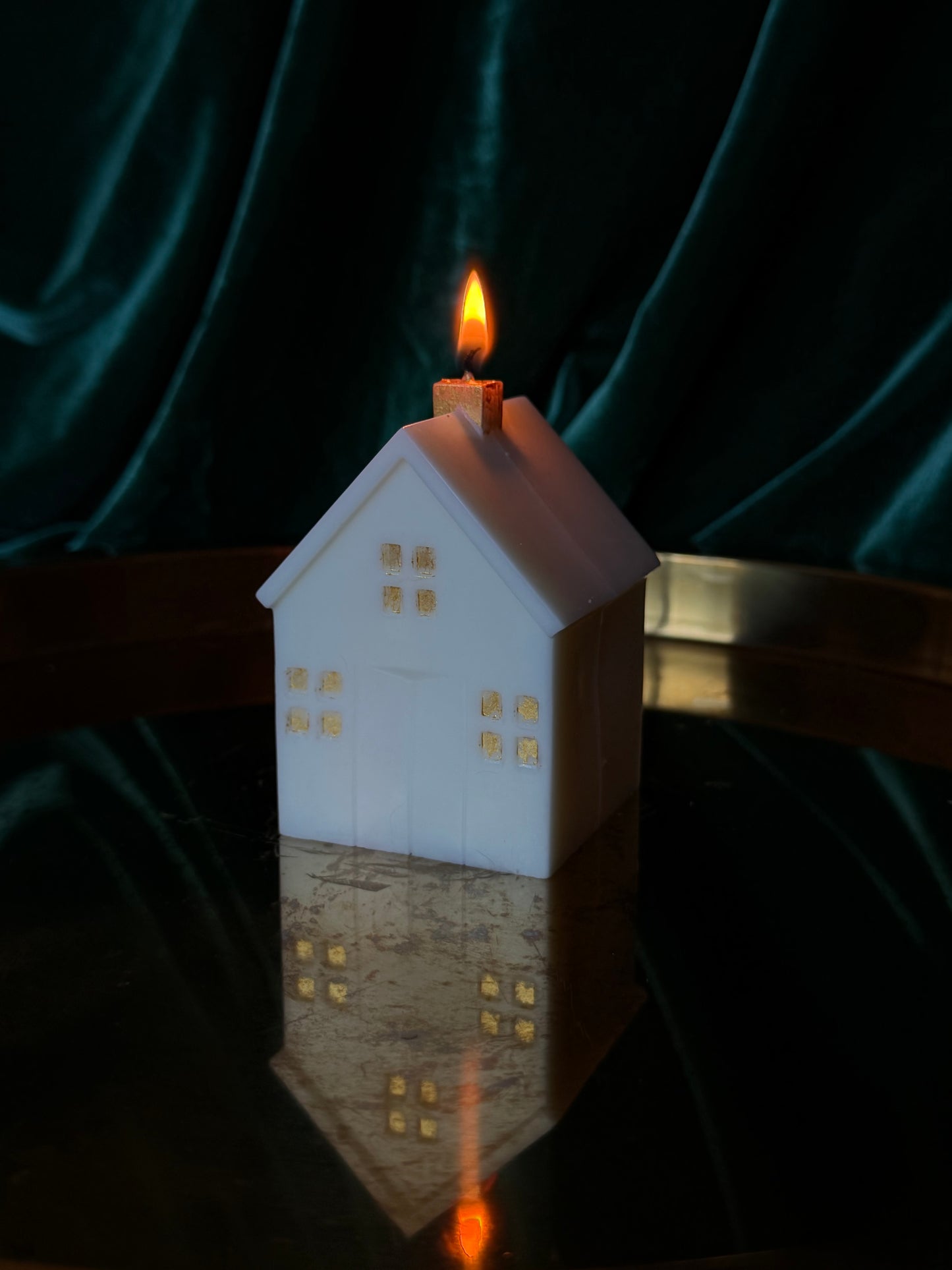 Christmas tree & house (set of 2)