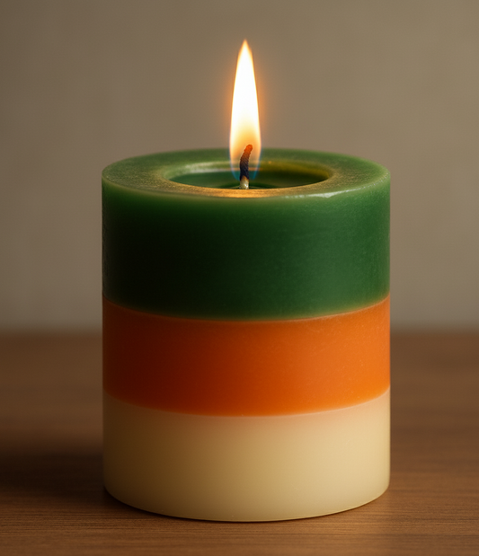 3-layer custom candle